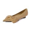 7208 Korean 2026 Autumn Flat-bottomed Pointed Pearl Fairy Temperament French Single Shoes Mary Jane Versatile Women's Shoes