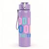 1PC God Is Good All Time 750ml Color Plastic Sports Water Bottle Leakproof Flip Straw Lid Suitable for Sports Office Home Use