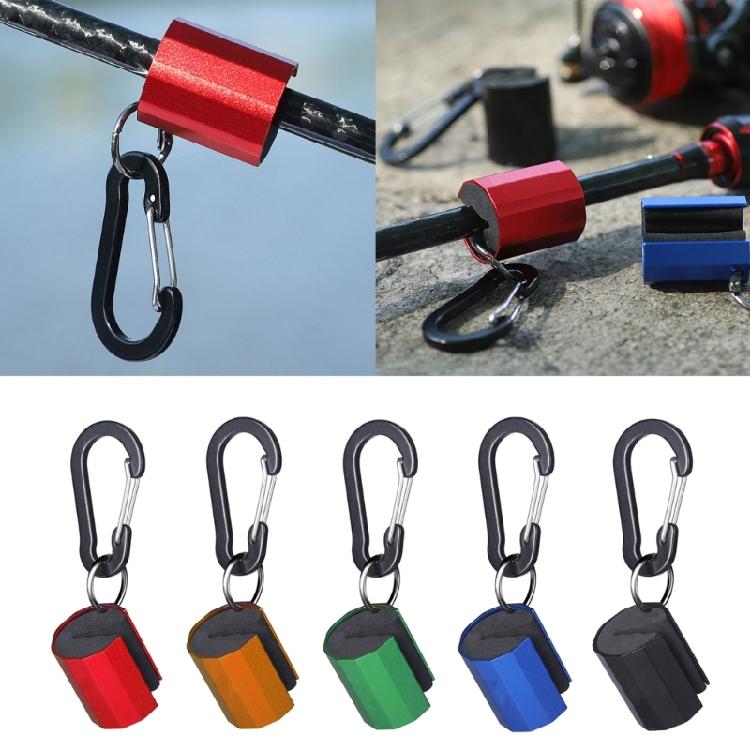 Fishing Versatile Fishing Rod Clips and Holder with Keychain for Throwing Rods