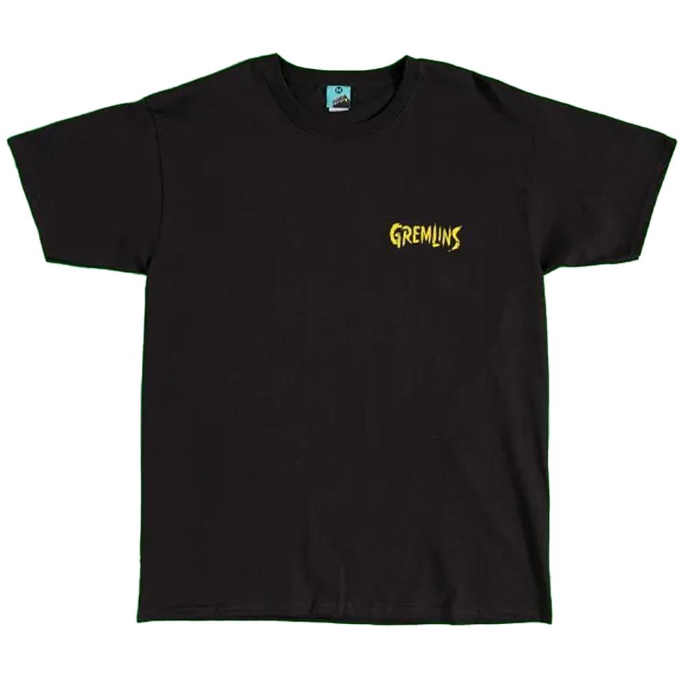 Gremlins Unisex Adult DonÂ´t Feed After Midnight Stripe Back Print T-Shirt