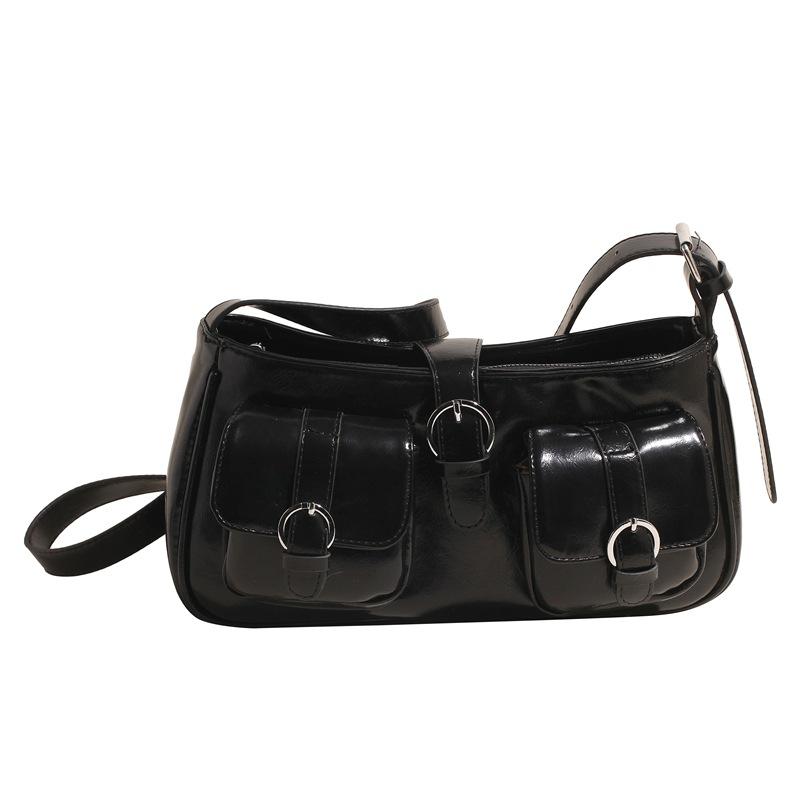 Retro high-end underarm bag women's commuter small square bag new spring and summer fashion casual shoulder messenger bag