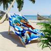 Dragon Ball Super Print Beach Towel, Large Soft Quick Dry Towel for Beach Camping Swimming