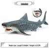 Marine Animal Simulation Model Figures: Shark, Dolphin, Hammerhead, Crab, Squid, Starfish for Kids' Education