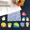 Diy Cartoon Baby Mobile Phone Back Sticker Airbag Bracket Silicone Mold