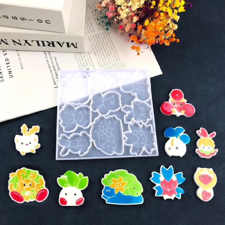 Diy Cartoon Baby Mobile Phone Back Sticker Airbag Bracket Silicone Mold