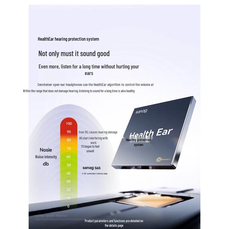 SENNA S-Z50SPro AI Bone Conduction Open-Ear Clip Headphones