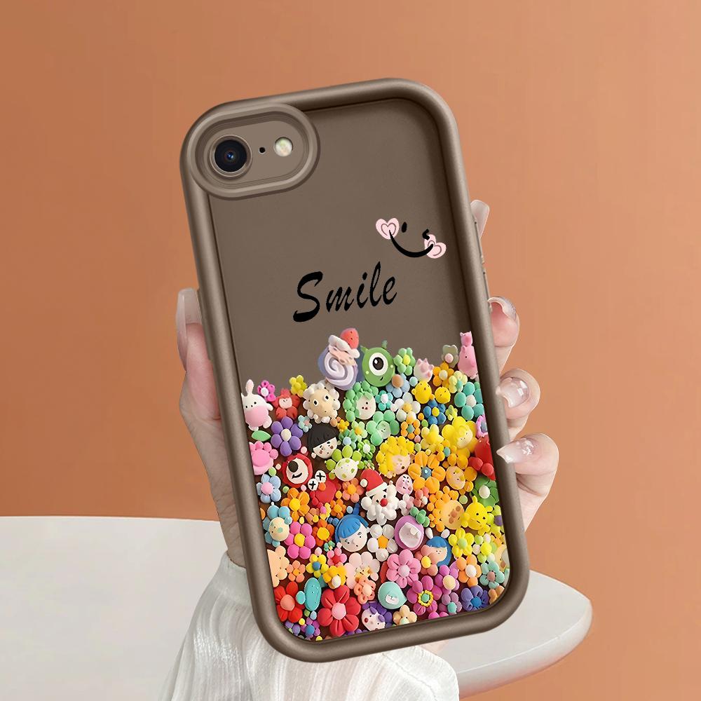 Fashion Colorful Flowers Phone Case for iPhone Samsung Galaxy Xiaomi Redmi POCO HUAWEI Honor Shockproof Protection Rubber Soft Cover