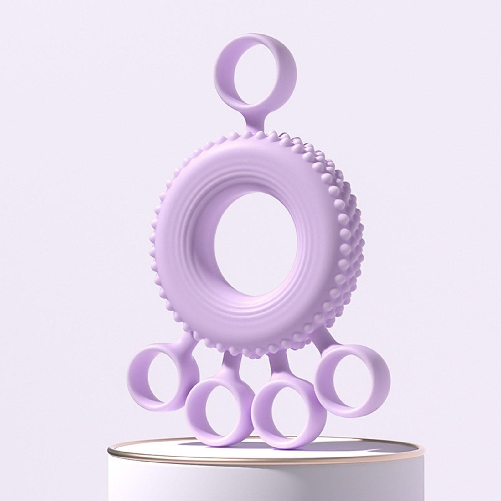 

Finger Grip Strength Trainer, Multi-Functional Five Finger Exerciser, Wrist Tension Device for Rehabilitation, Hand Training Tool One Size