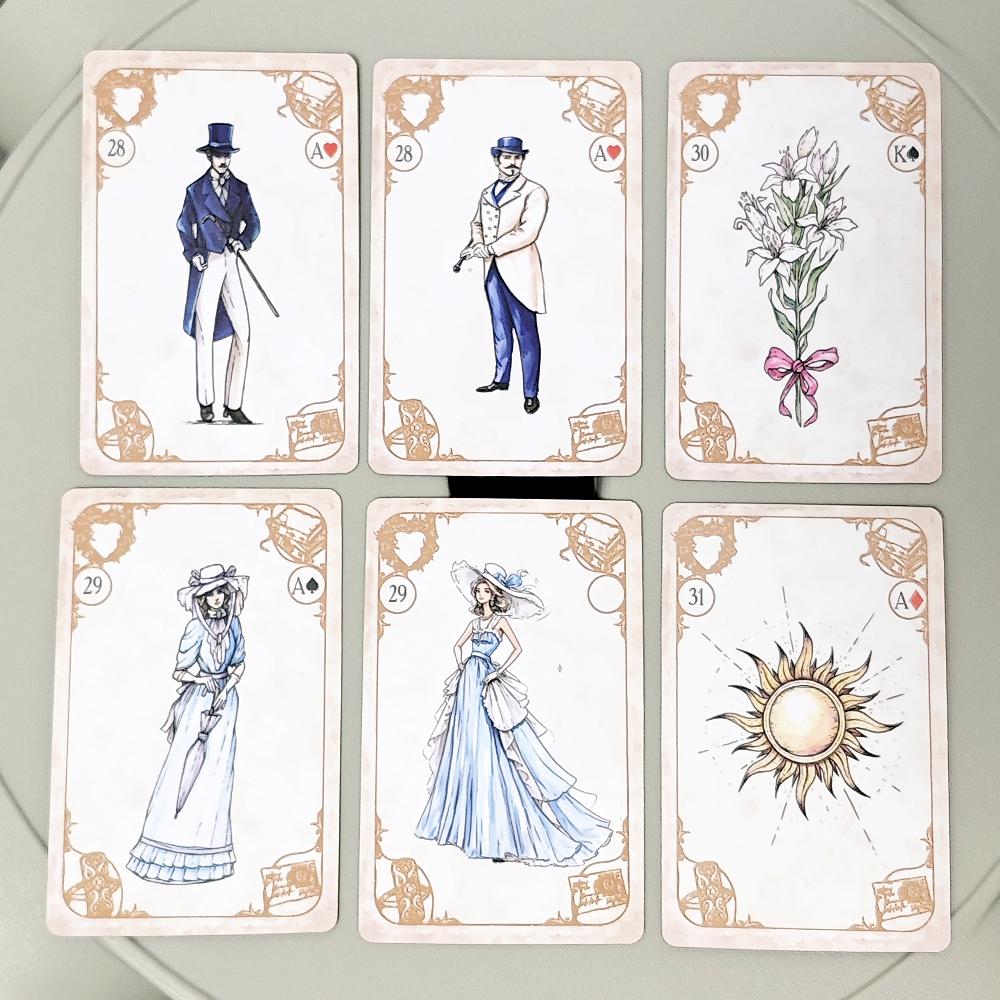 Signs of Fate Lenormand 36 Pcs Cards and 6 Extra Cards - Rana System 9*6cm