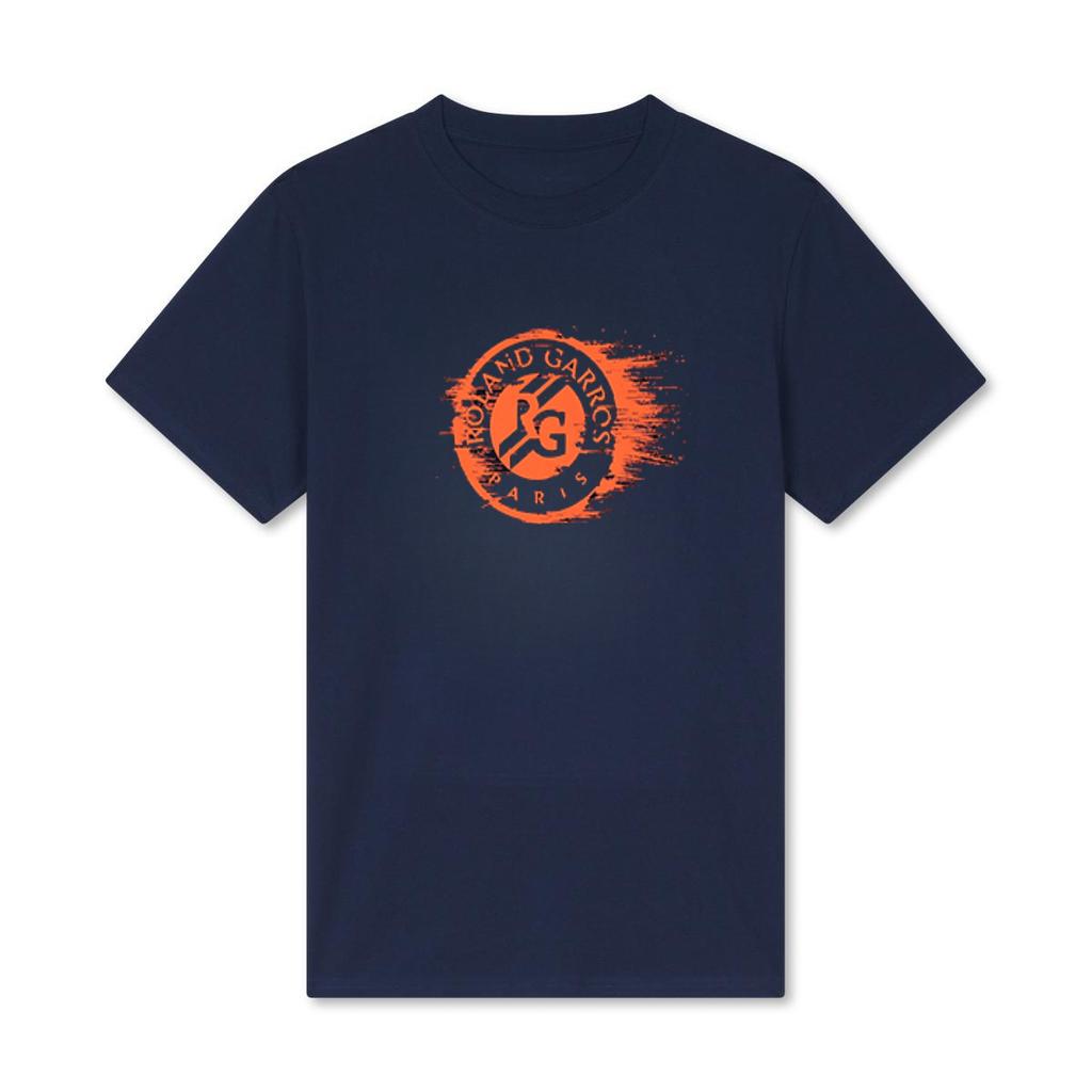 French Open Tennis Roland Garros Logo Men's Women's T-shirt 2025 Summer Pure Cotton Casual Sports Jersey Short-sleveed Top