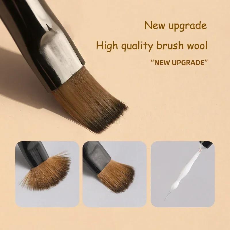 9PCS Brush Liner DIY Painting Pen Manicure Acrylic Drawing Brush for Nail Art Design Nails Tip Display Painting Tool