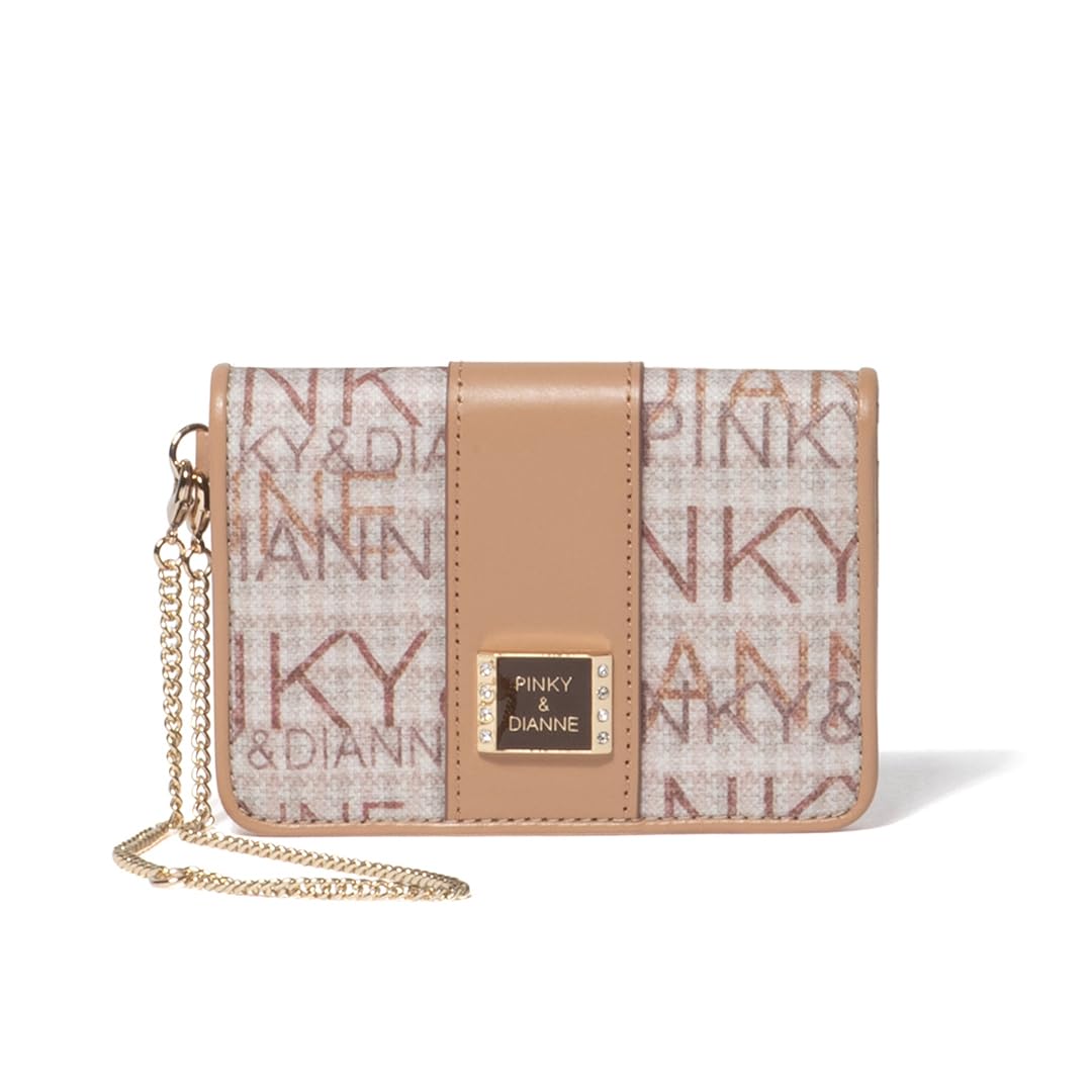 Кошелек для проездного Pinky & Diane [Смешанный твид] Твид Женский Хранение PDLWGAP1 Бежевый
