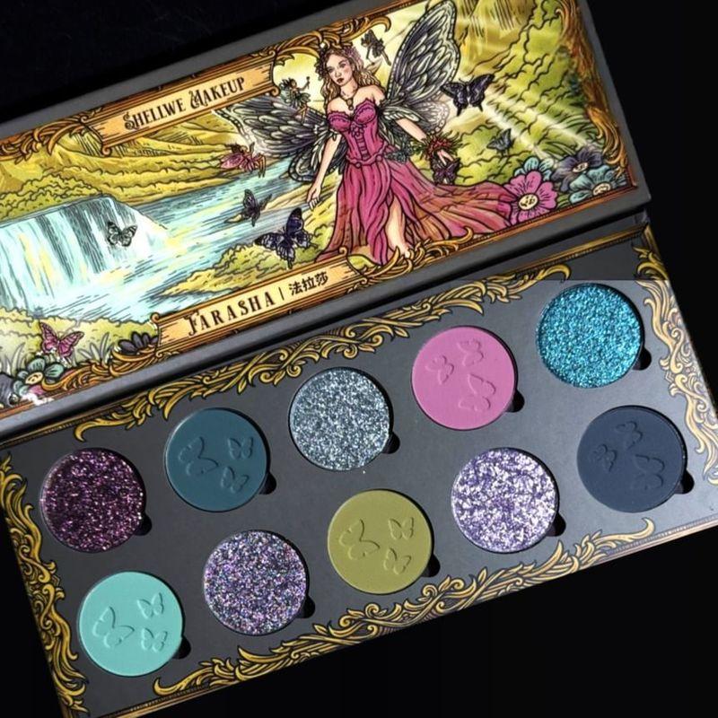 SHELLWE MAKEUP - Farasha Schmetterlingsfee Chamäleon Lidschattenpalette