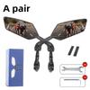 Mountain Bike Rearview Mirror Battery Car High Definition Flat Mirror Rearview Mirror Riding Accessories