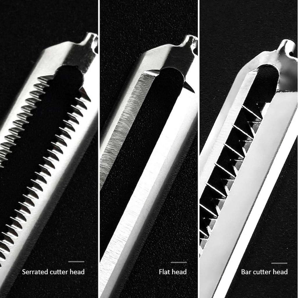 3-i-1 Magic Trio Peeler Set Slicer Shredder Peeler Julienne Cutter Multi Peel Blade Zesters rivjern Kjøkkenverktøy Tilbehør