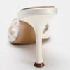 Satin Luxury High Heels Ladies Slides Summer Open Toe Elegant Sandals Women Fashion Slippers Female