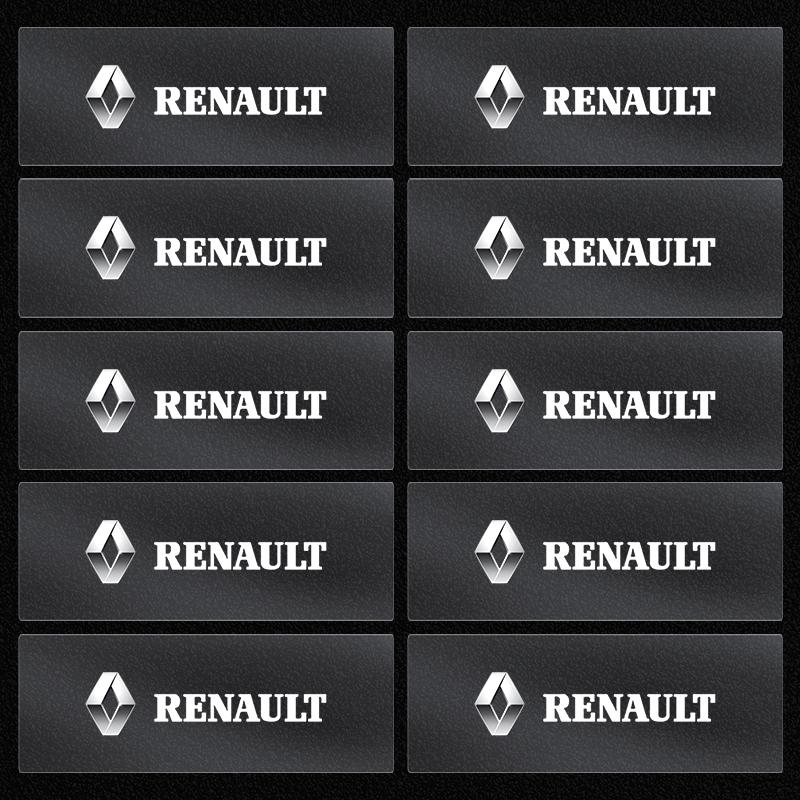 Car Interior Random Stickers Car Steering Wheel Emblem Styling for Renault Dacia DUSTER Megane 2 3 Clio 4 Captur Kadjar Fluence