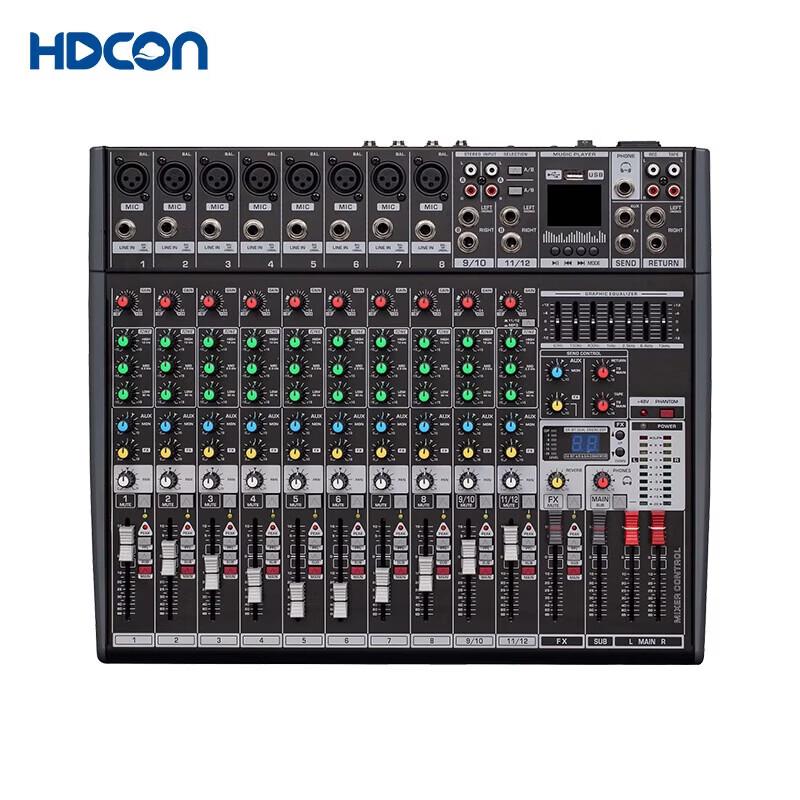 HDCON 12-Channel Audio Mixer (CN version)