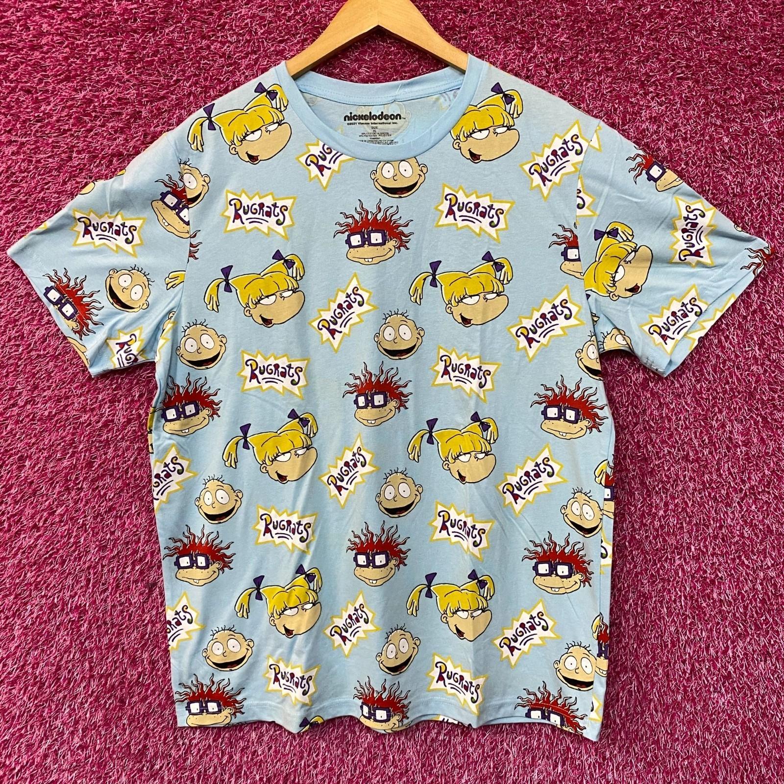 Футболка Nickelodeon Rugrats с большой головой персонажей S