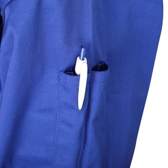 Mechanická kombinéza s dlouhým rukávem WY8001 Závodní modrá Velikost 3L [Yamaha Motor] 90792-M0543