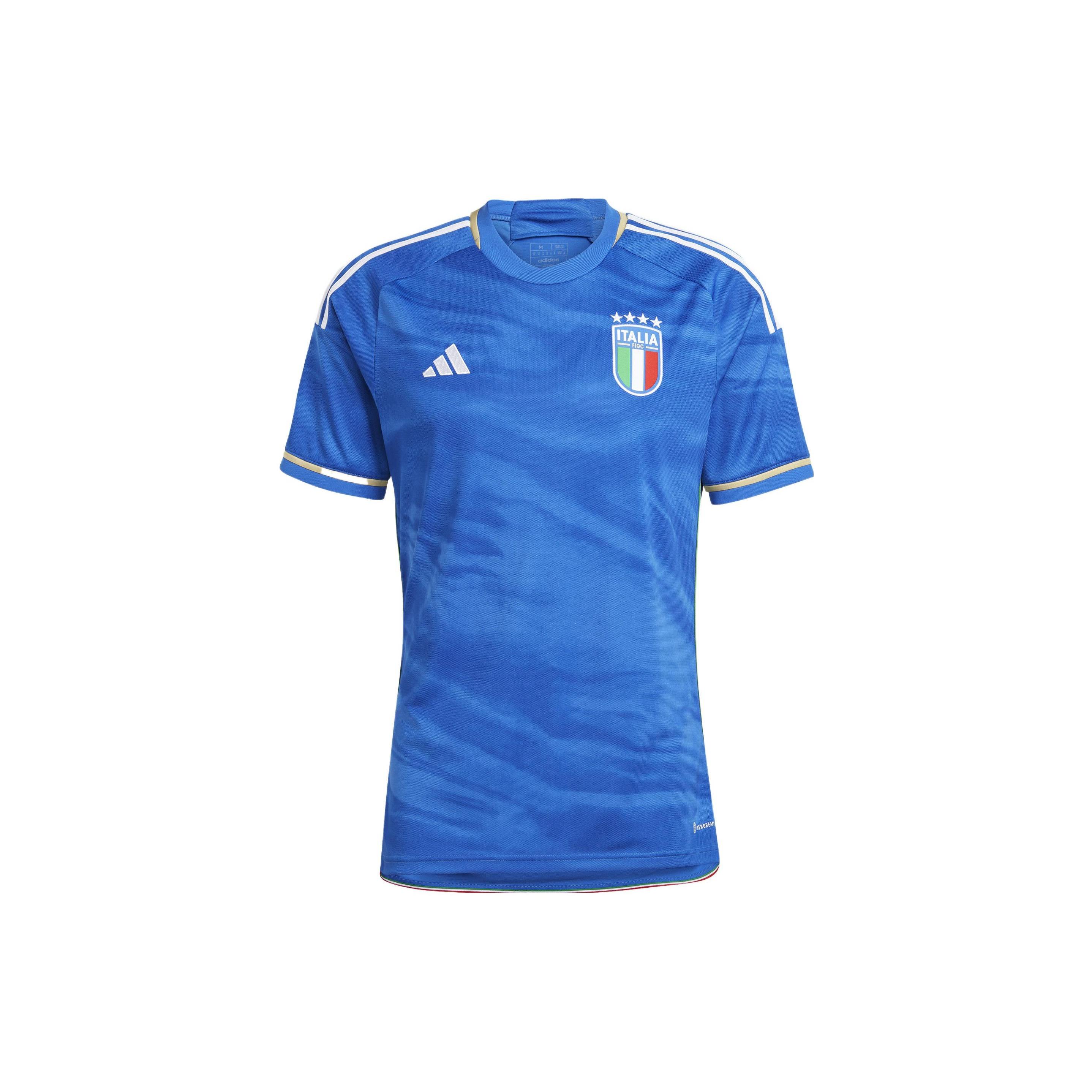 adidas Italy 23 Home Jersey Asia Sizing Blue Men s HS9895 S
