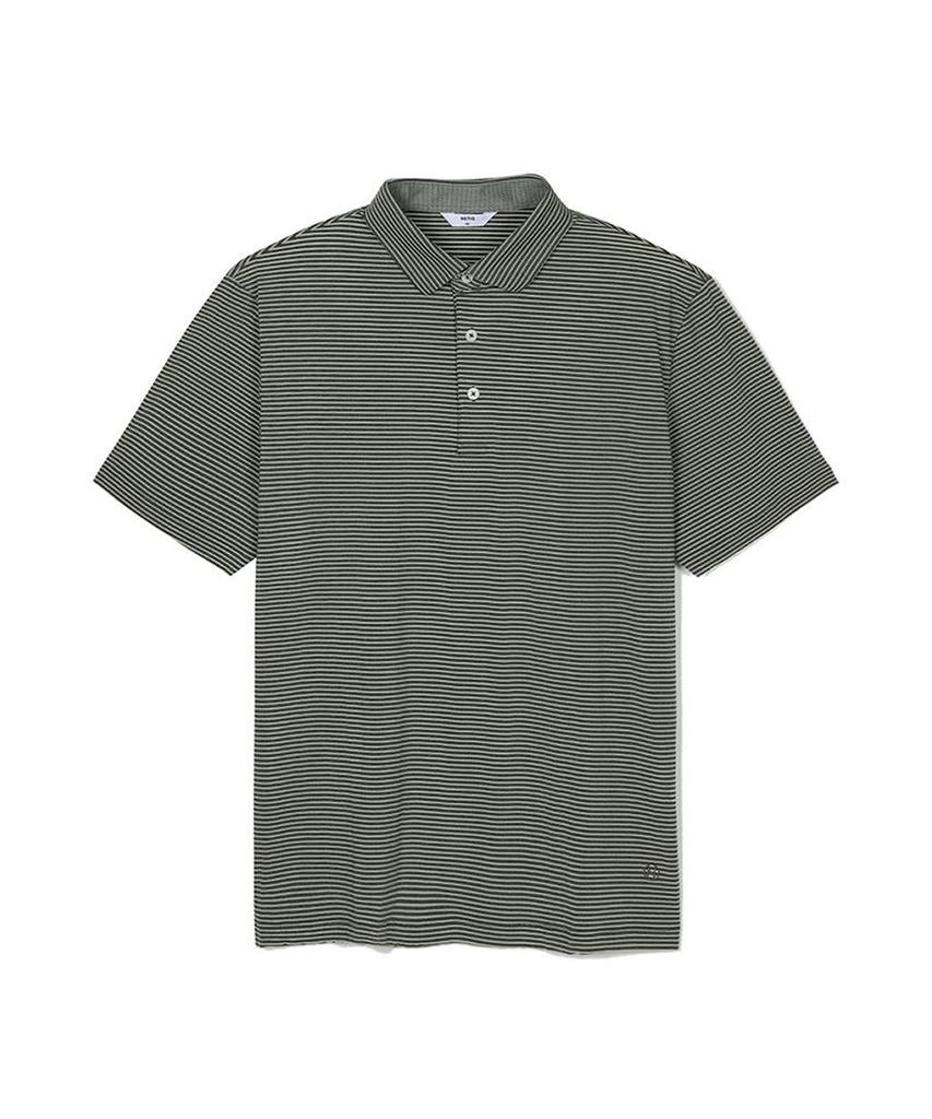 NOTIG Cool Touch Wool Blend Short Sleeve Polo Shirt Mint_Oks1T1Ts105M1