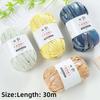 DIY Metallic Metallic Crochet Yarn Shiny Imitation Leather Imitation Leather Yarn Soft Fabric Yarn T-Shirt Craft
