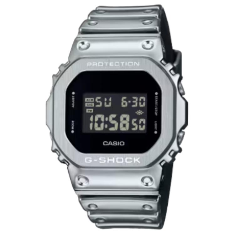 CASIO 5600 Quartz Movement Resin Strap Watch 49.6 Unisex Gray Dial GM-5600YM-8 Gray Dial