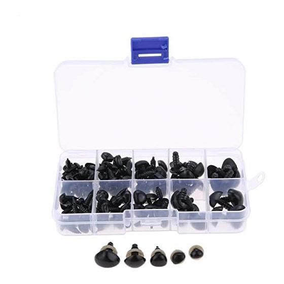 125 Pieces Triangle Nose Stuffed Toy Eyes Toy DIY Nose Toy Teddy Bear Doll Making Sewing