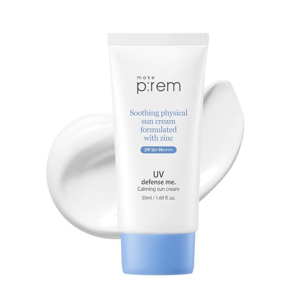 MAKE P:REM UV Defense Me. Calming Sun Cream 50ml / Sun Stick 20g, Soothing, Moisturizing, Korean Cosmetics, Kbeauty