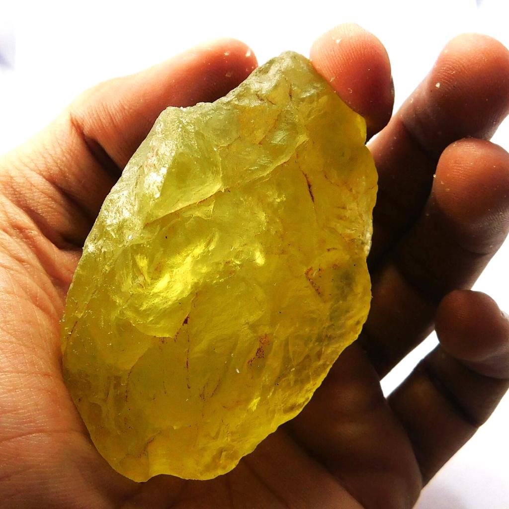 238.5 Ct Natural SAPPHIRE Huge Rough Earth Mined Yellow Loose Gemstone