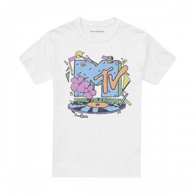 MTV Unisex Adult Hibiscus Love T-Shirt