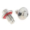 Engine Oil Sump Plug Screw Kit High Quality Metal Bolt Car Oil Drain Pan Maintenance for Jeep 03-19