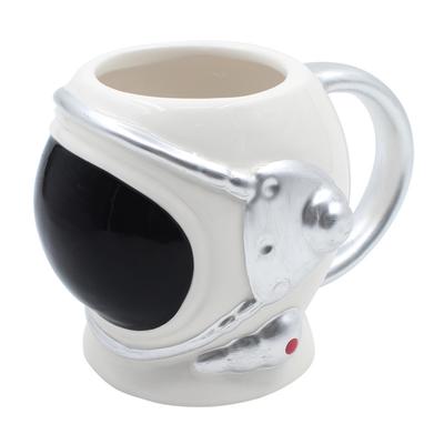 New Astronaut Planet Mug Thermal Transfer Ceramic Color Changing Cup Black Dye Sublimation Color Changing Coated Water Cup