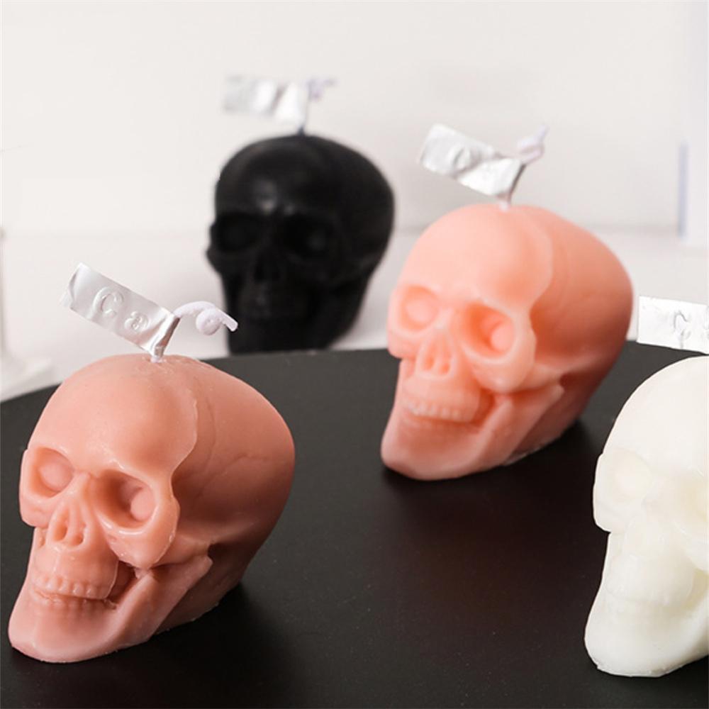 Creative Halloween Decorative Candle Atmosphere Scented Candles Skeleton Gothic Aromatic Decor for Home Party Holiday Gifts