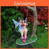 Romantic Garden Fairy Couple Swing Resin Ornament For Birthday Gift And Home Decor