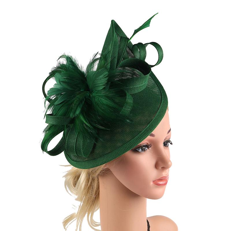 Eleganter Fascinator Hut Stirnband Für Frauen Mädchen Teeparty Feder Blume Fascinator Hochzeit Cocktail Haarschmuck Geschenke
