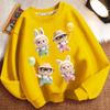 Loose Round-neck Hoodies for Children, Long-sleeved and Cute Round-neck Coats for Boys and Girls In Spring, Autumn and Winter