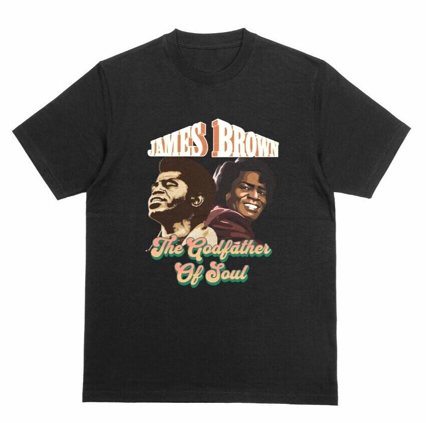 

Джеймс Браун Крестный отец соула Вставай Футболка Культовый фанк Танец Груви Ретро M