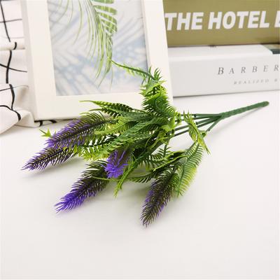 Artificial Plastic Green Grass Plant Flowers Office Home Garden Decoration