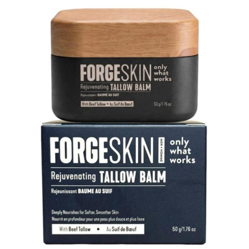 2pc Men Beef Tallow Face Balm 50ml Collagen Facial Moisturizer Daily Skin‑Care Cream