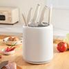 Küchenmesserhalter und Stäbchenhalter 360° Drehung Stabiles Lagerregal Atmungsaktiv Wasserablassend Multifunktionaler Küchenorganizer