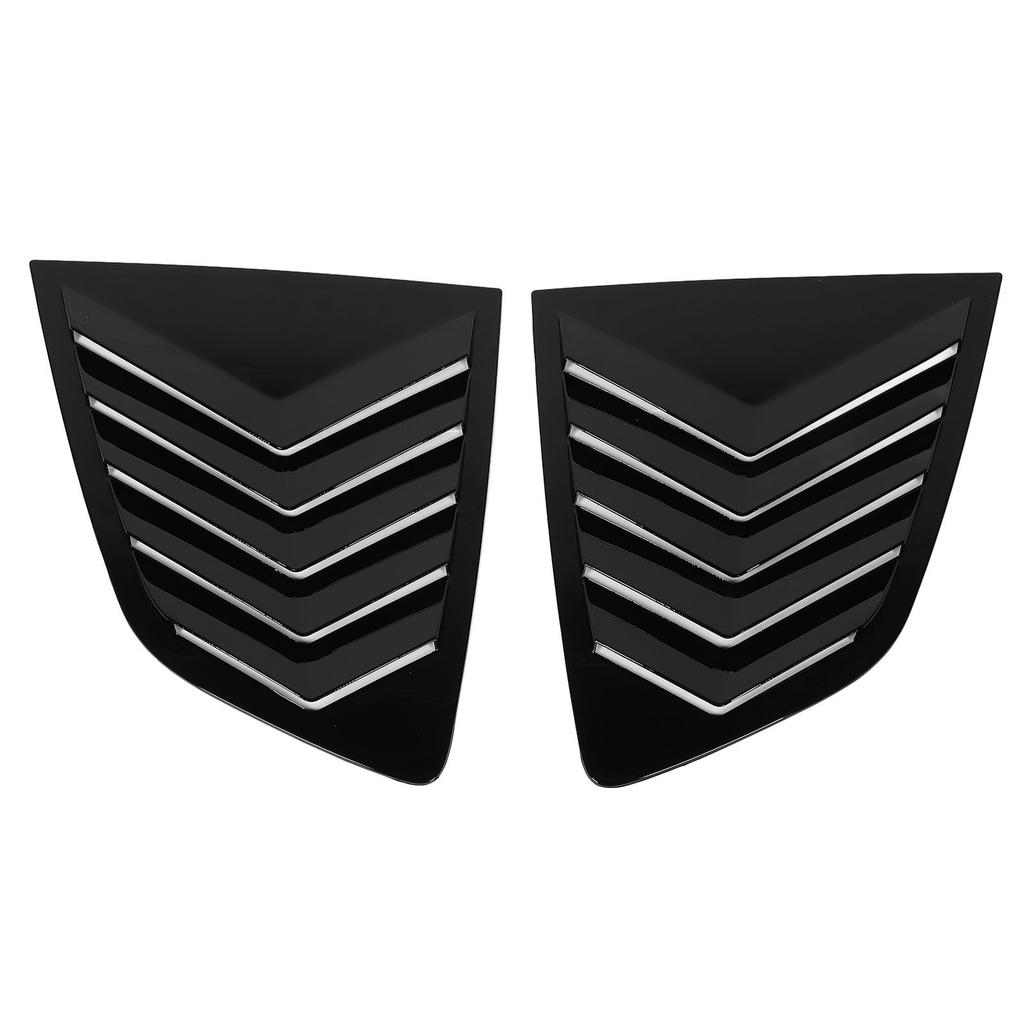2Pcs Rear Side Window Louver Cover Fade Proof Sporty Look Rear Window   Vent Scoop Shutter Cover Blind for X3  3 G01 2018 and Later