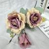 Rose Artificial Flower Wedding Restaurant Hotel Desktop Ornament Decoration