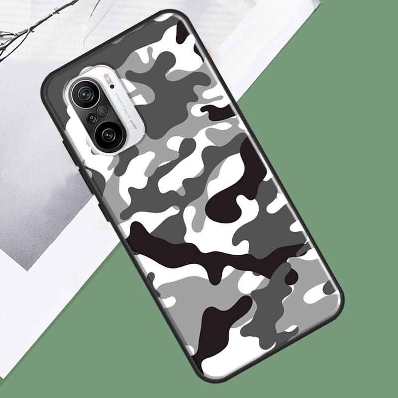 Night Dark Camo Military Camouflage Case For Xiaomi 15 13 14 Ultra 13T 14T 15T Pro 17 Pro Max POCO F7 F5 F6 X5 X6 X7 Pro Cover