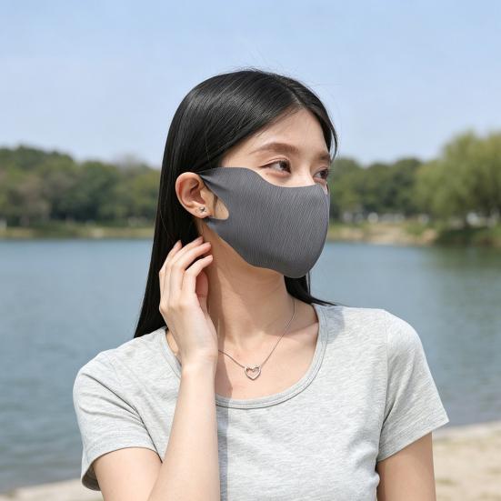 Three-dimensional Face Guard, Windproof Slimming Version Face Guard with 3D Eye Corner Protection, Moisturizing Fabric Hyaluronic Acid Sun Protection