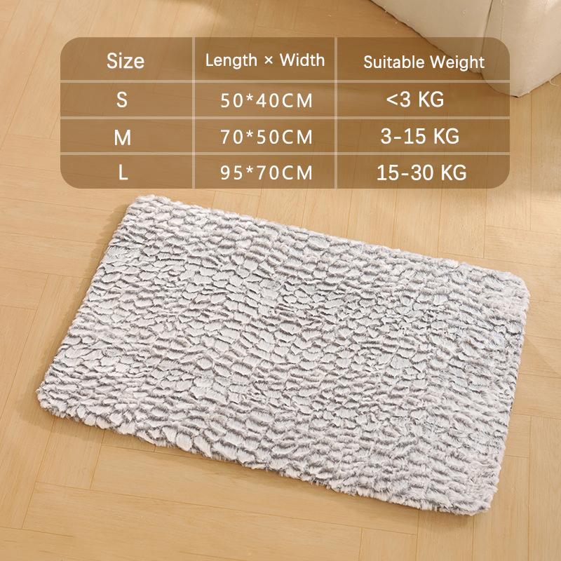 Cozy Comfortable Self-Heating Pet Pads Non-Slip Removable Washable Indoor Outdoor Sleeping Wram Fleece Cat Bed Cama Para Gatos