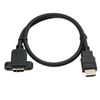 HDMI-kompatibles 1.4 Stecker auf Buchse Verlängerungskabel Mit Schraub-Panelmontage 4K@30Hz 1080P@60Hz High Speed 3D UHD Kabel Für Monitor TV Projektor