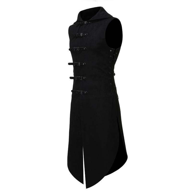 Retro Suede Vest Waistcoat Men Vintage Style Slim Fit Mens Sleeveless Vests V Neck Warm Waistcoat