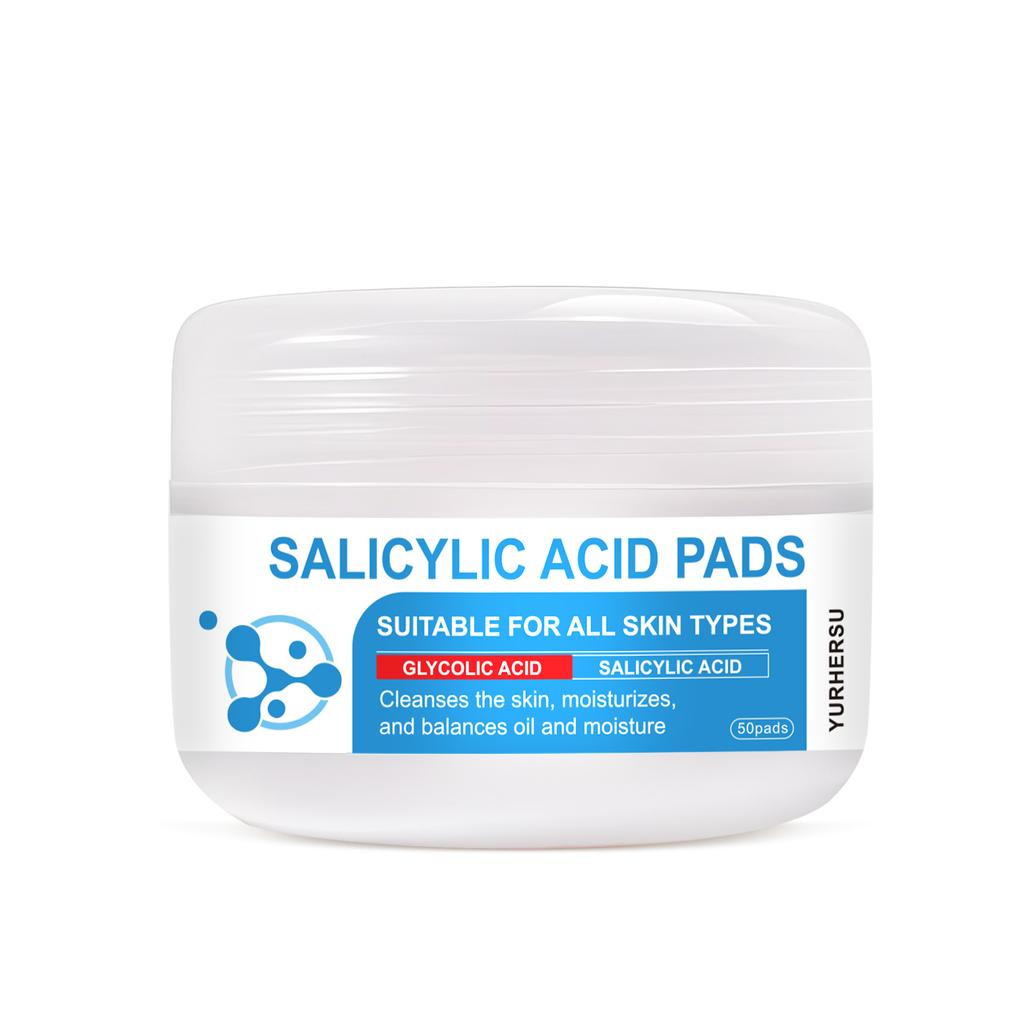 These Dual-effect Facial Toner Pads Contain 4.5% AHA Lactic Acid and 0.45% BHA Salicylic Acid for Exfoliation Skincare